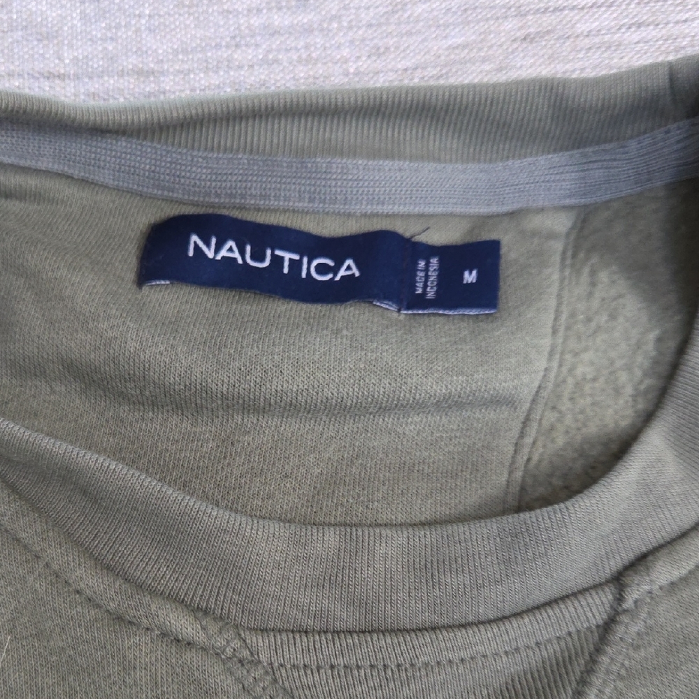 Nautica Khaki Green Crewneck